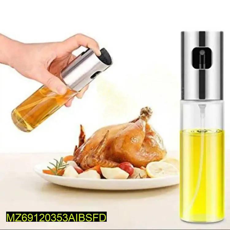 Premium Glass Oil Spray Dispenser - 7.1" Non-Slip Design