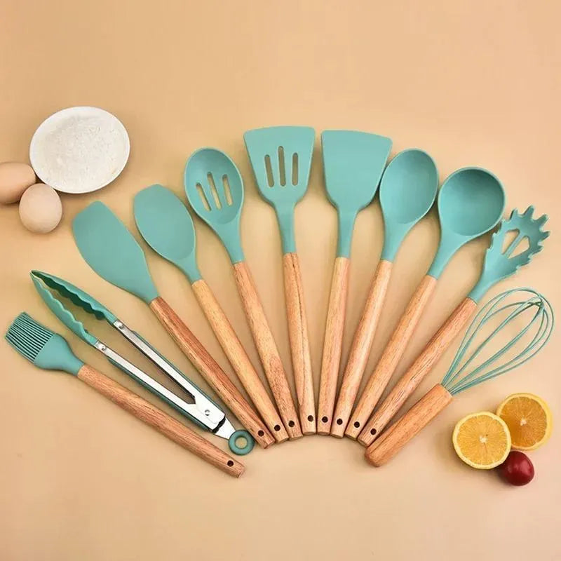 Multicolor ABS Plastic Spoon Set - Durable Kitchen Essentials